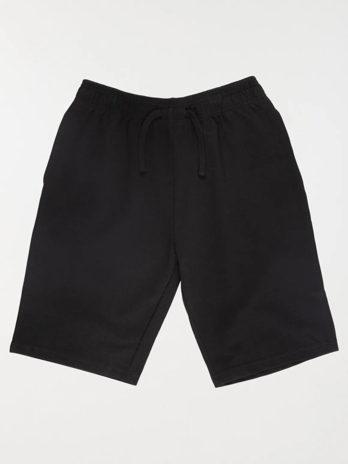 Bermuda molleton noir garçon (XXS-M)