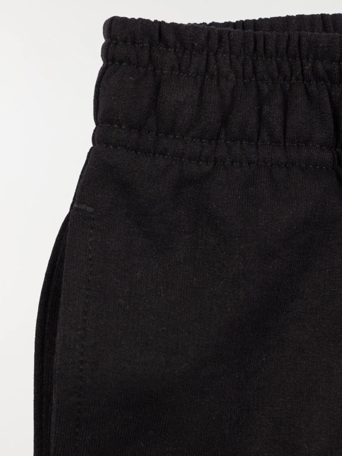 Bermuda molleton noir garçon (3-12A)