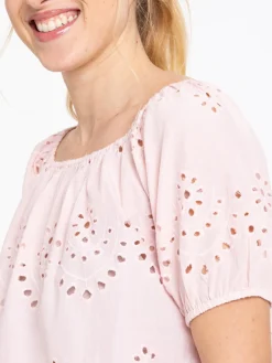 Blouse broderie anglaise femme
