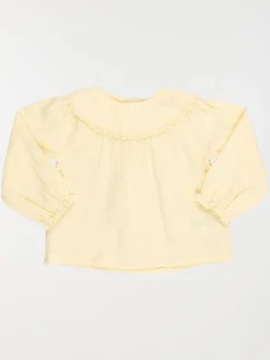 Blouse col rond fille (3-36M)