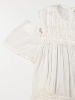 Blouse détail macramé fille (10-16A)