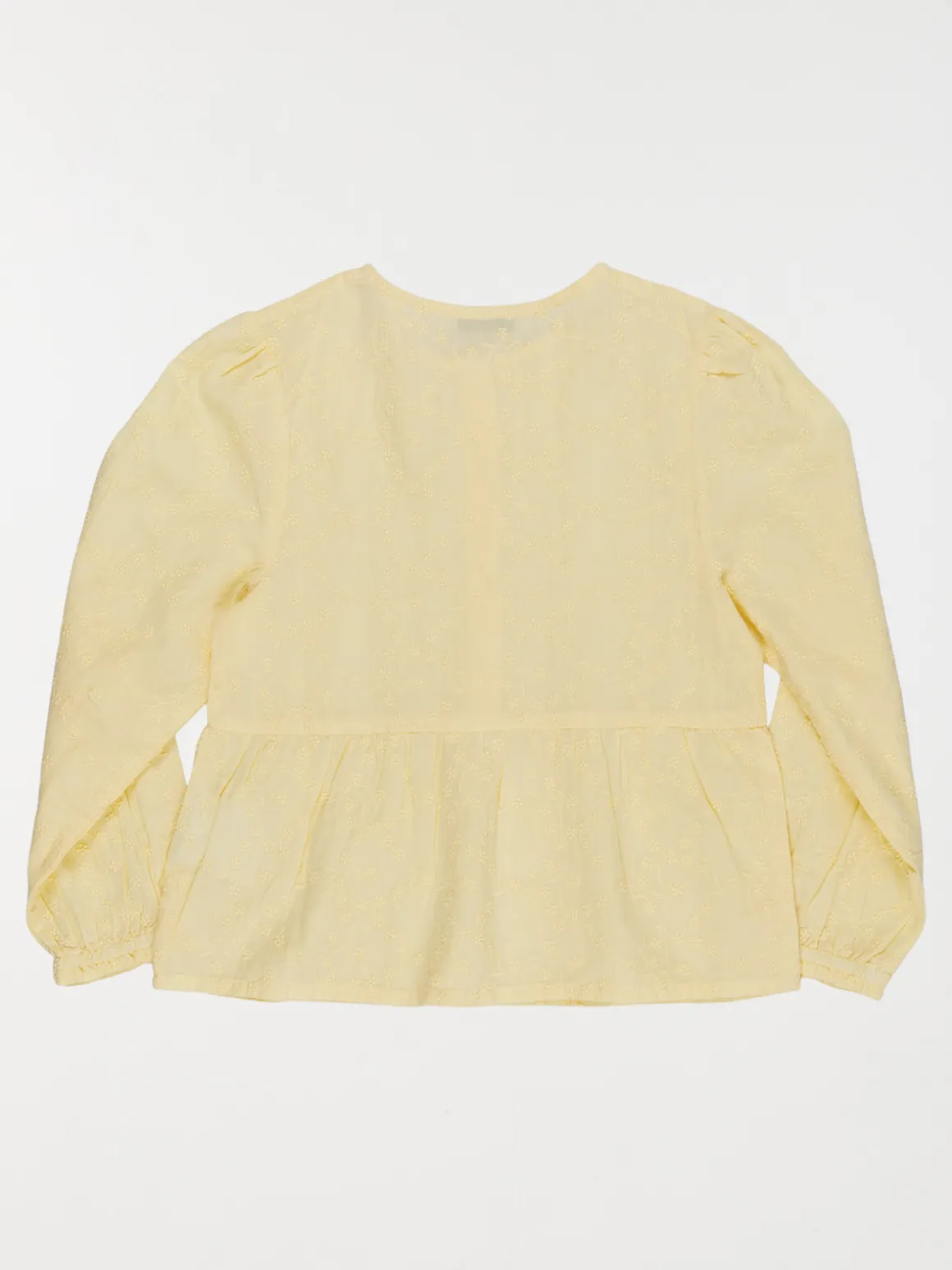 Blouse fleurie brodée fille (3-12A)