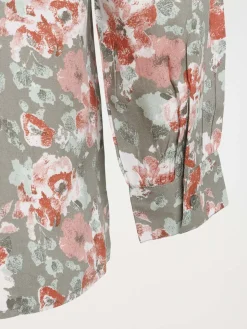 Blouse fleurie grande taille femme