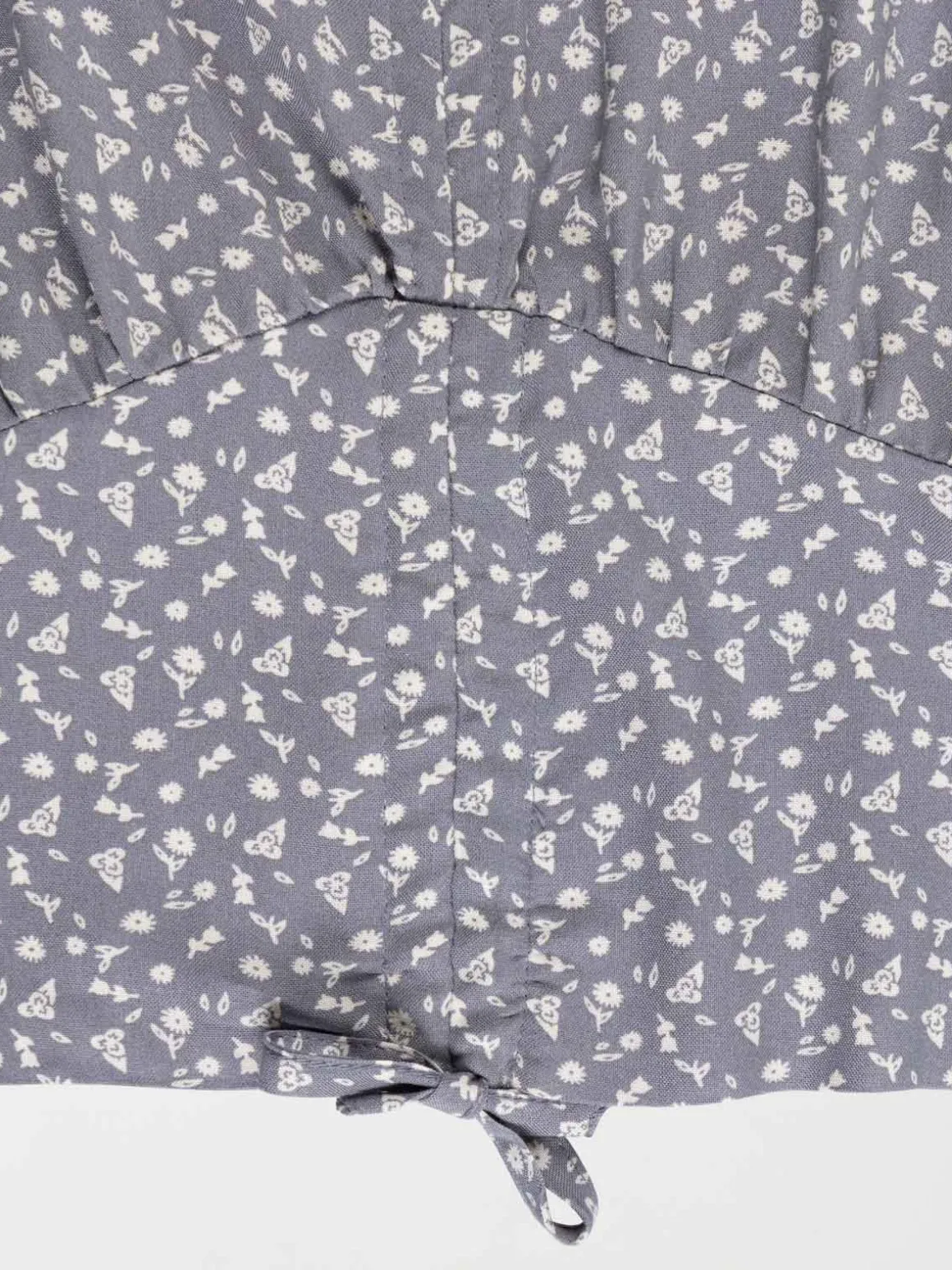 Blouse imprimée fleurie fille (XXS-M)