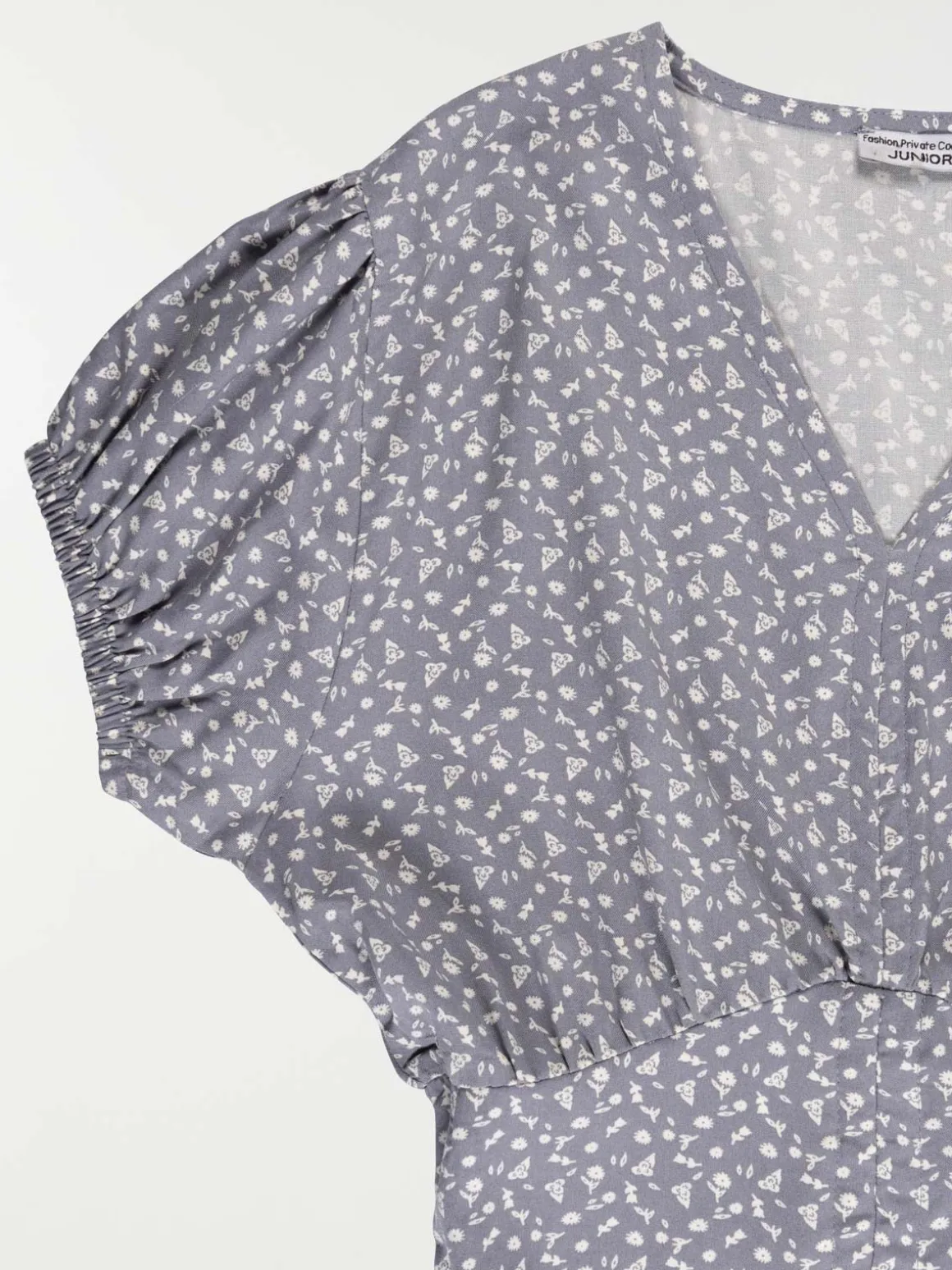Blouse imprimée fleurie fille (XXS-M)