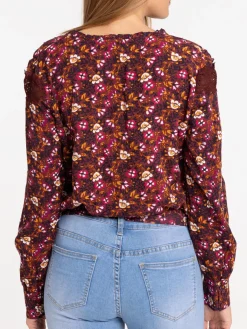 Blouse imprimée florale femme
