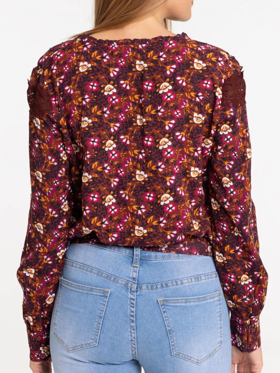 Blouse imprimée florale femme