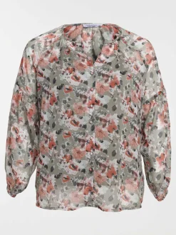 Blouse imprimée grande taille femme