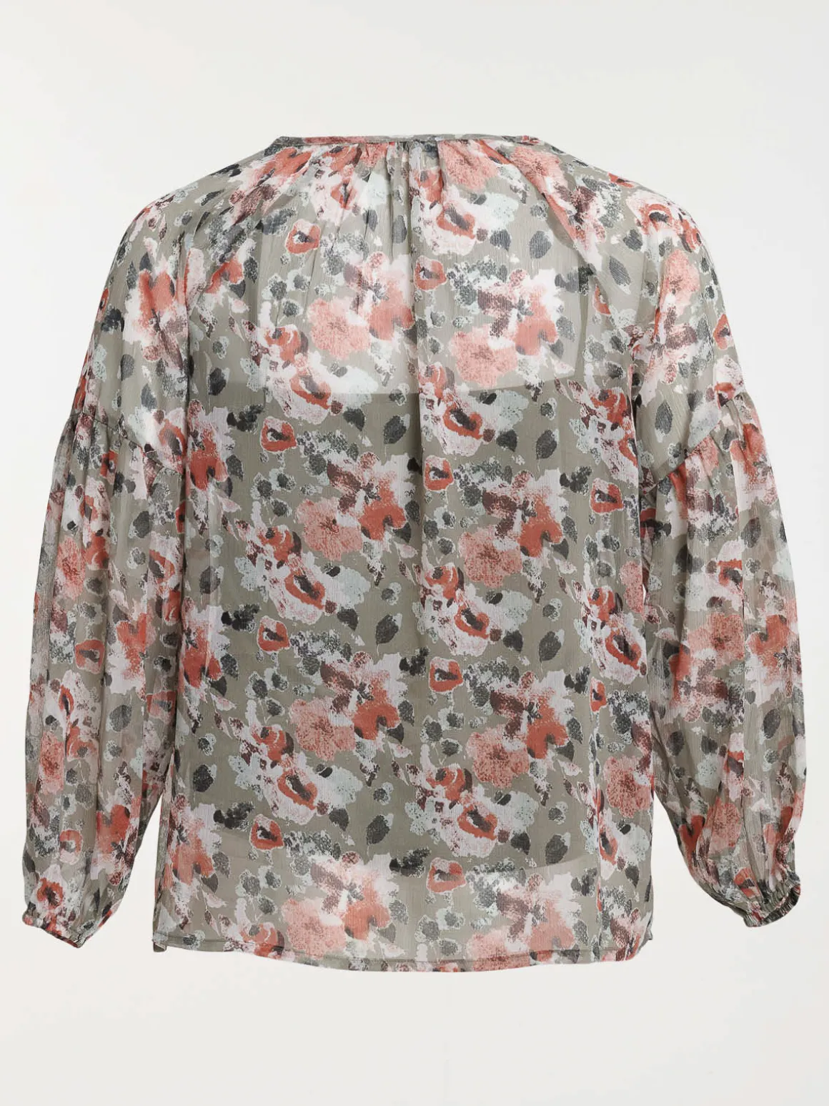 Blouse imprimée grande taille femme