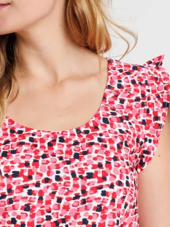 Blouse imprimée pink femme