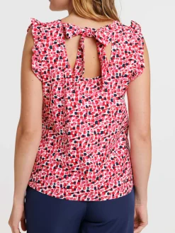 Blouse imprimée pink femme