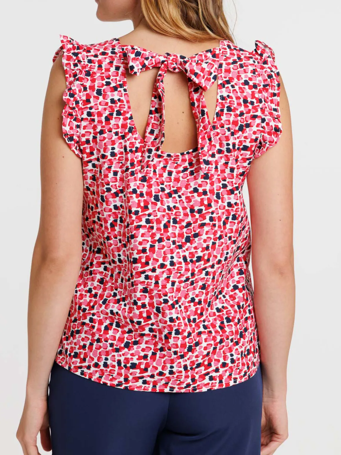 Blouse imprimée pink femme