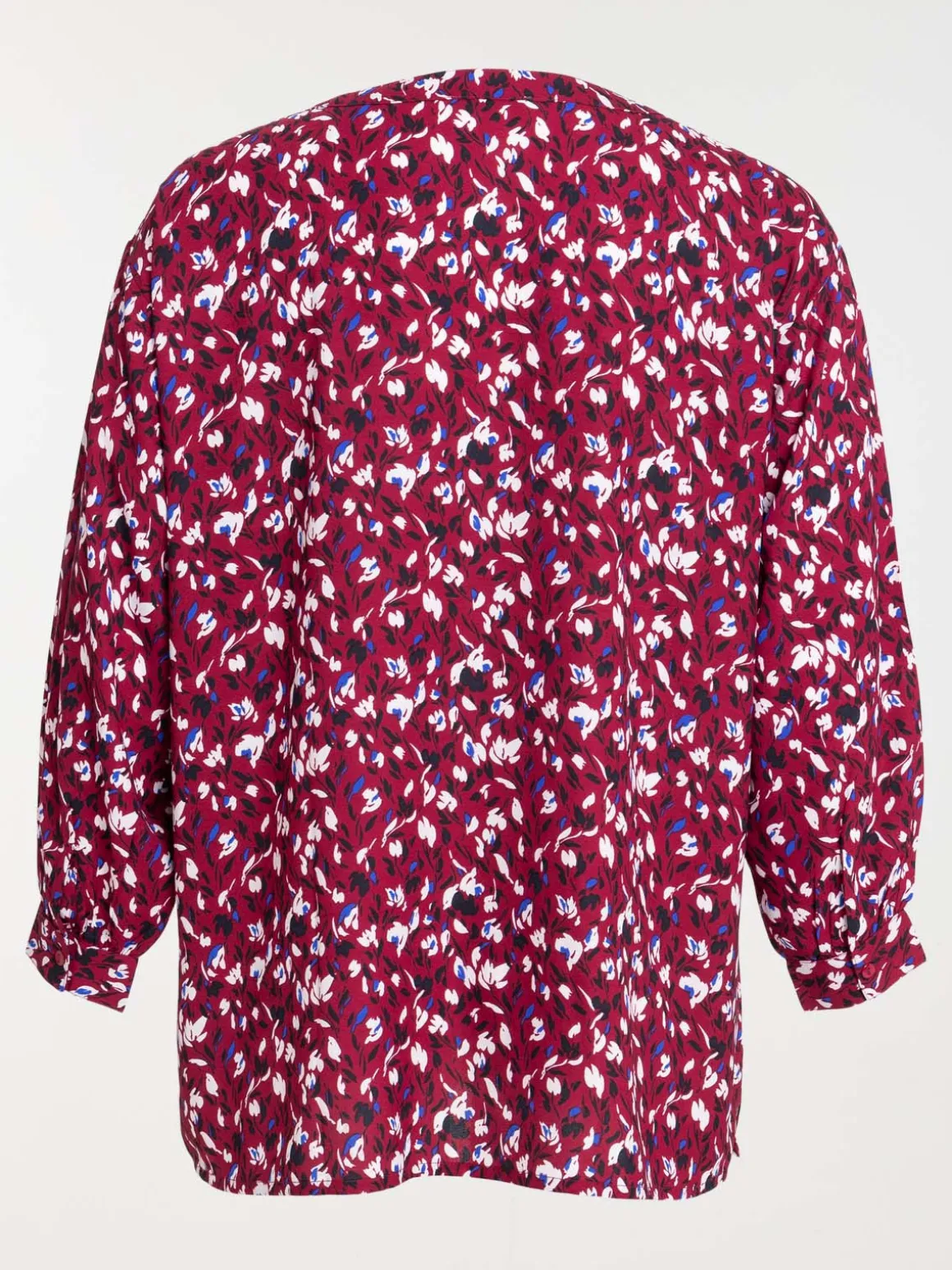 Blouse lie de vin grande taille femme