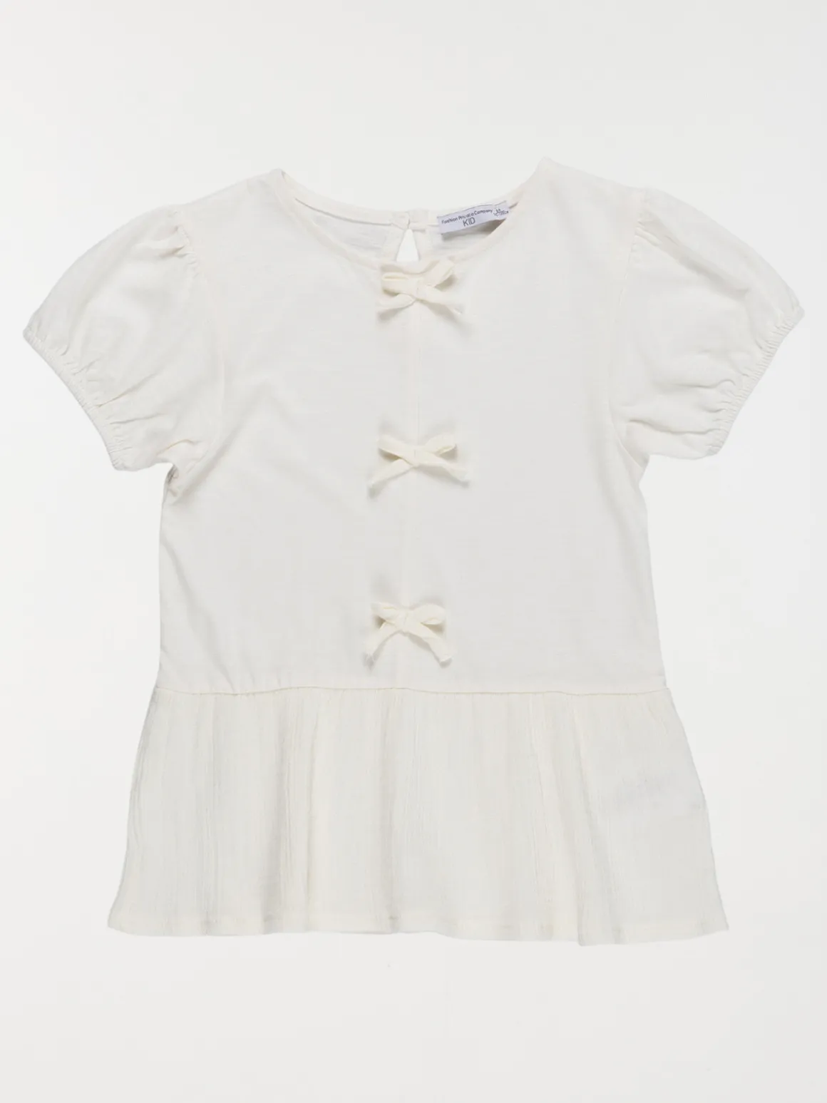 Blouse manches courtes fille (3-12A)