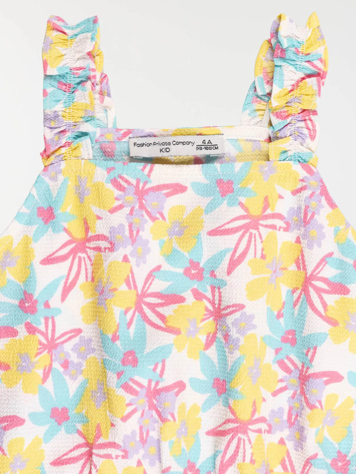 Blouse motif tropical fille (3-12A)