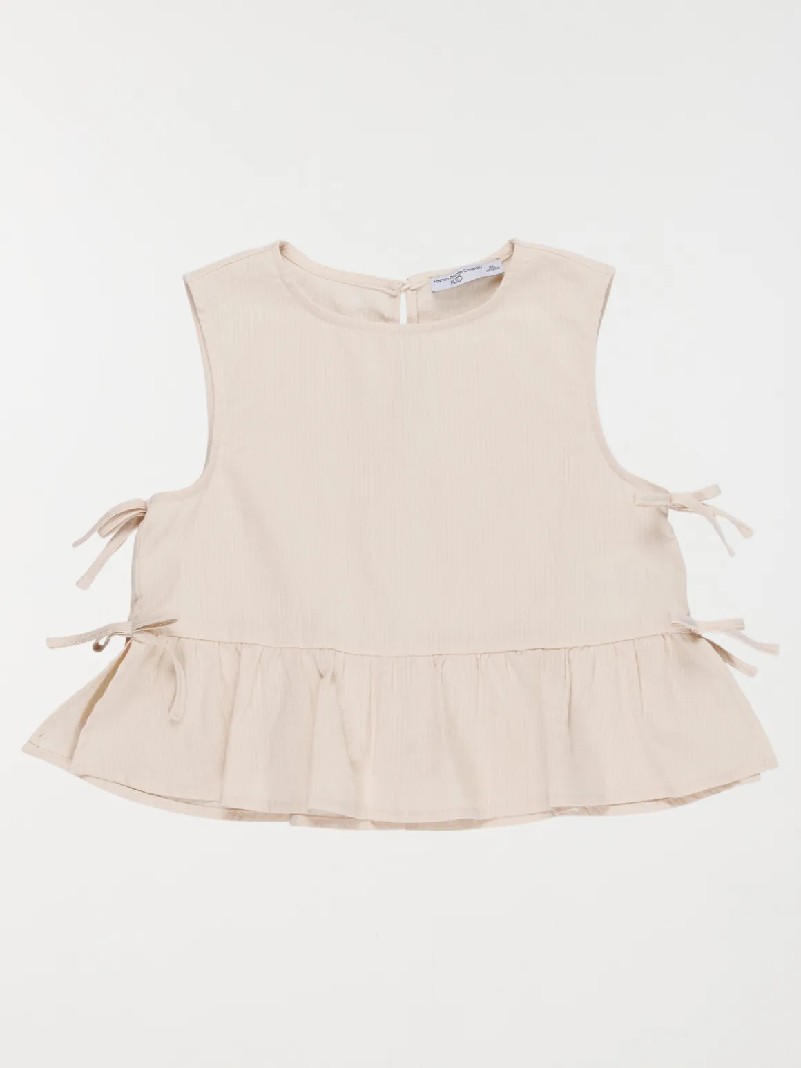 Blouse noeuds côtés fille (3-12A)