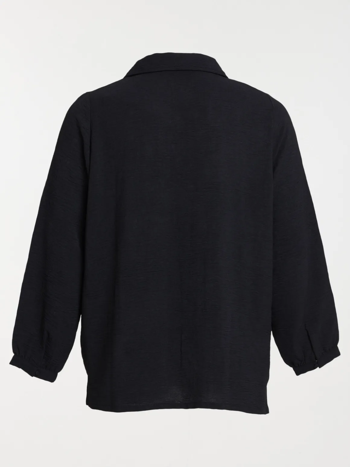 Blouse noire grande taille femme