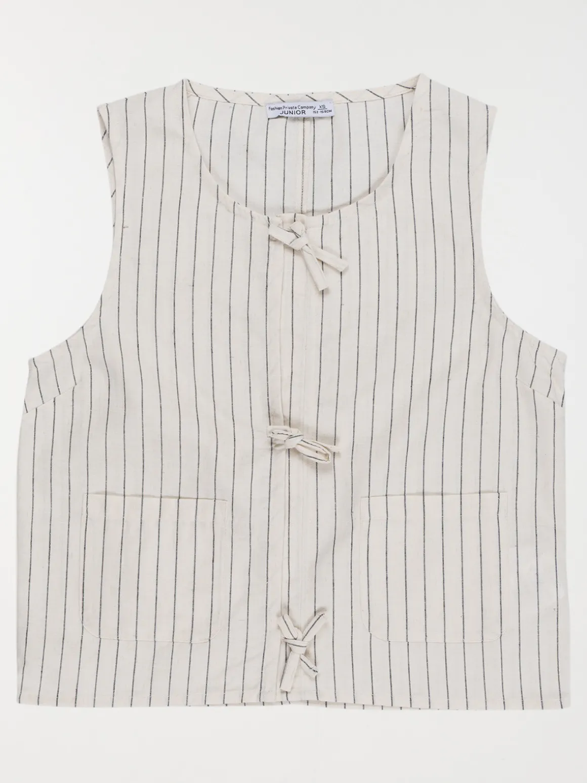 Blouse nouée devant fille (XXS-M)