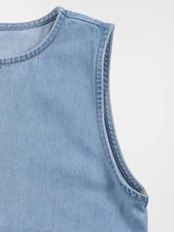 Blouse ouverte boutons dos fille (XXS-M)