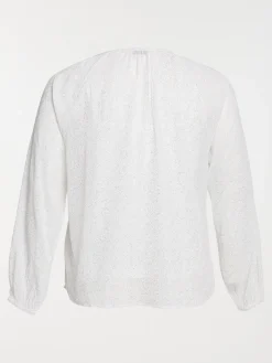 Blouse paillettes grande taille femme