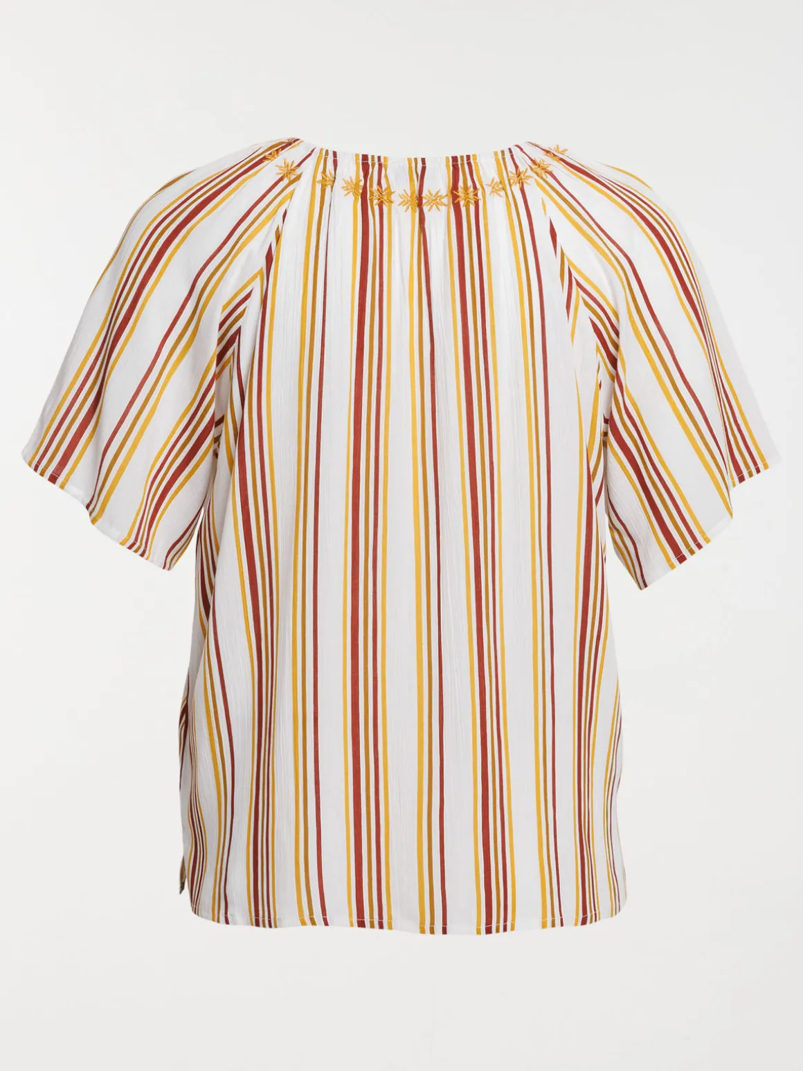 Blouse rayée grande taille femme