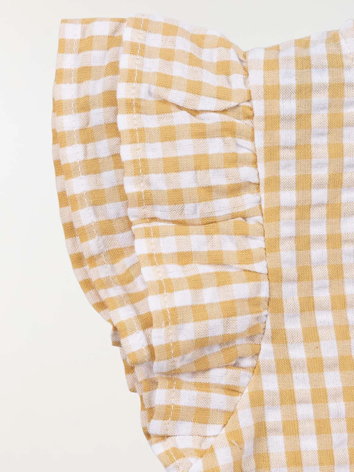 Blouse vichy fleur brodée fille (3-36M)
