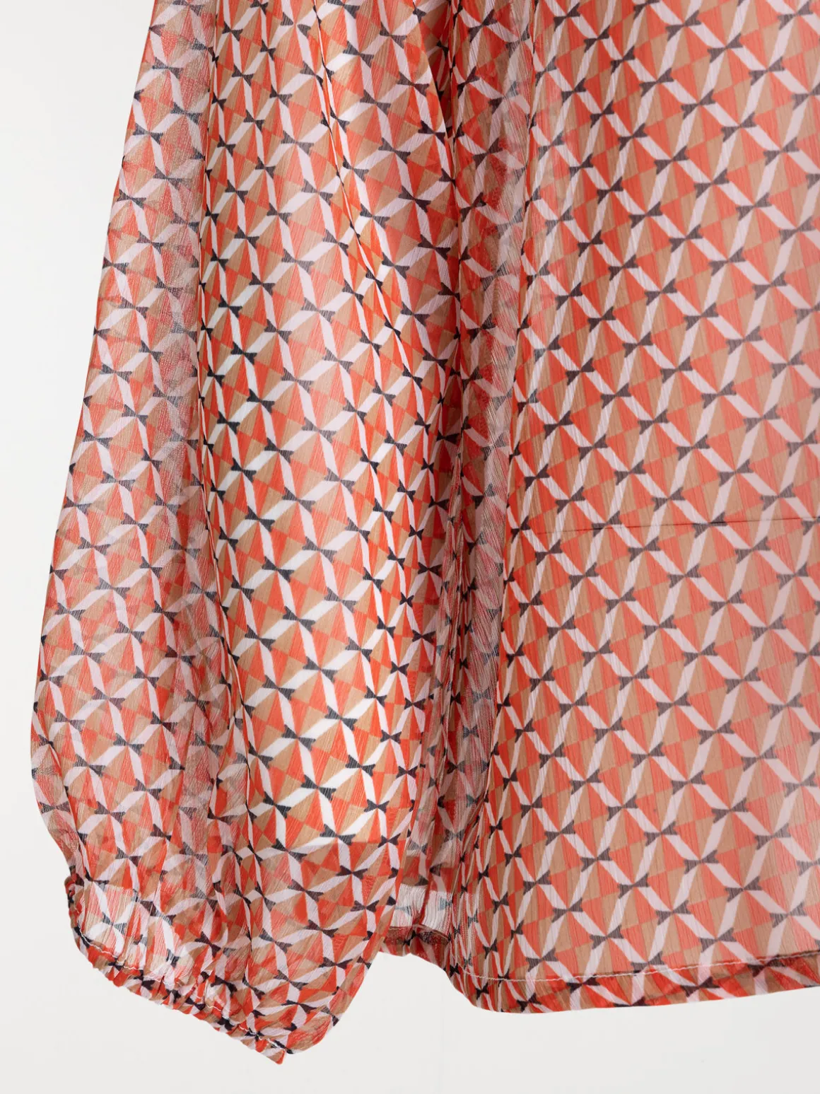 Blouse voile fleuri grande taille femme
