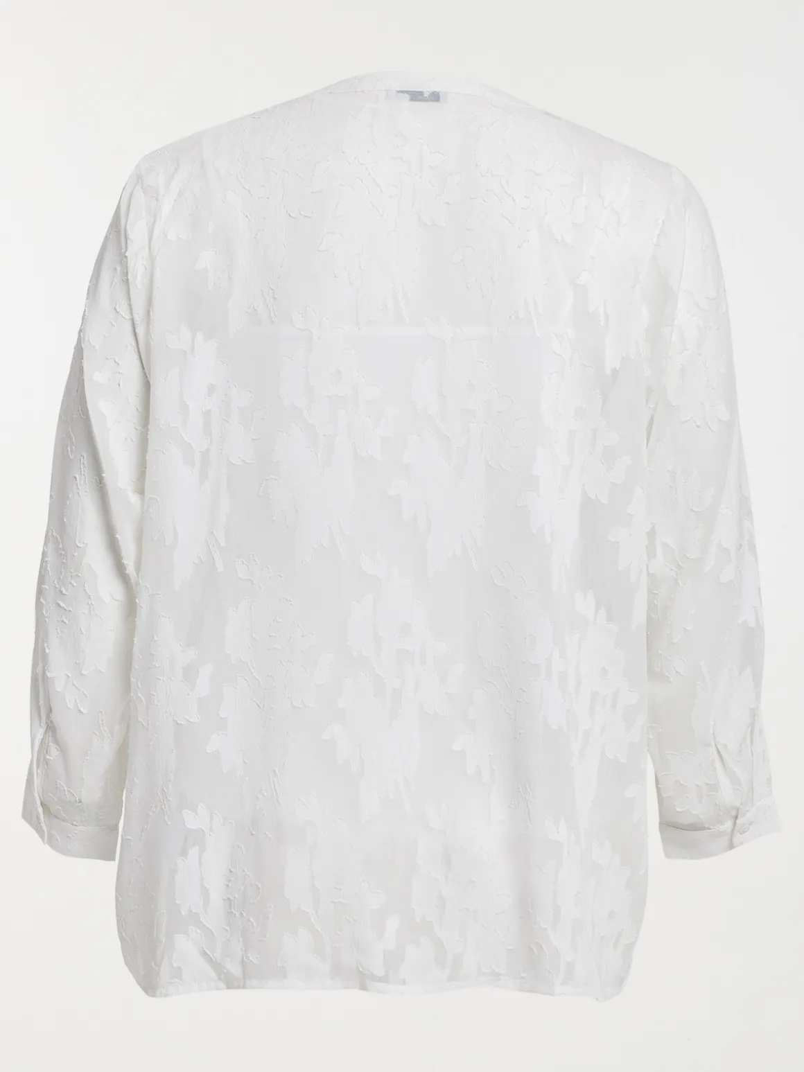 Blouse volantée grande taille femme