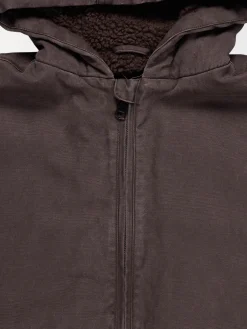 Blouson à capuche ébène garçon (XXS-M)