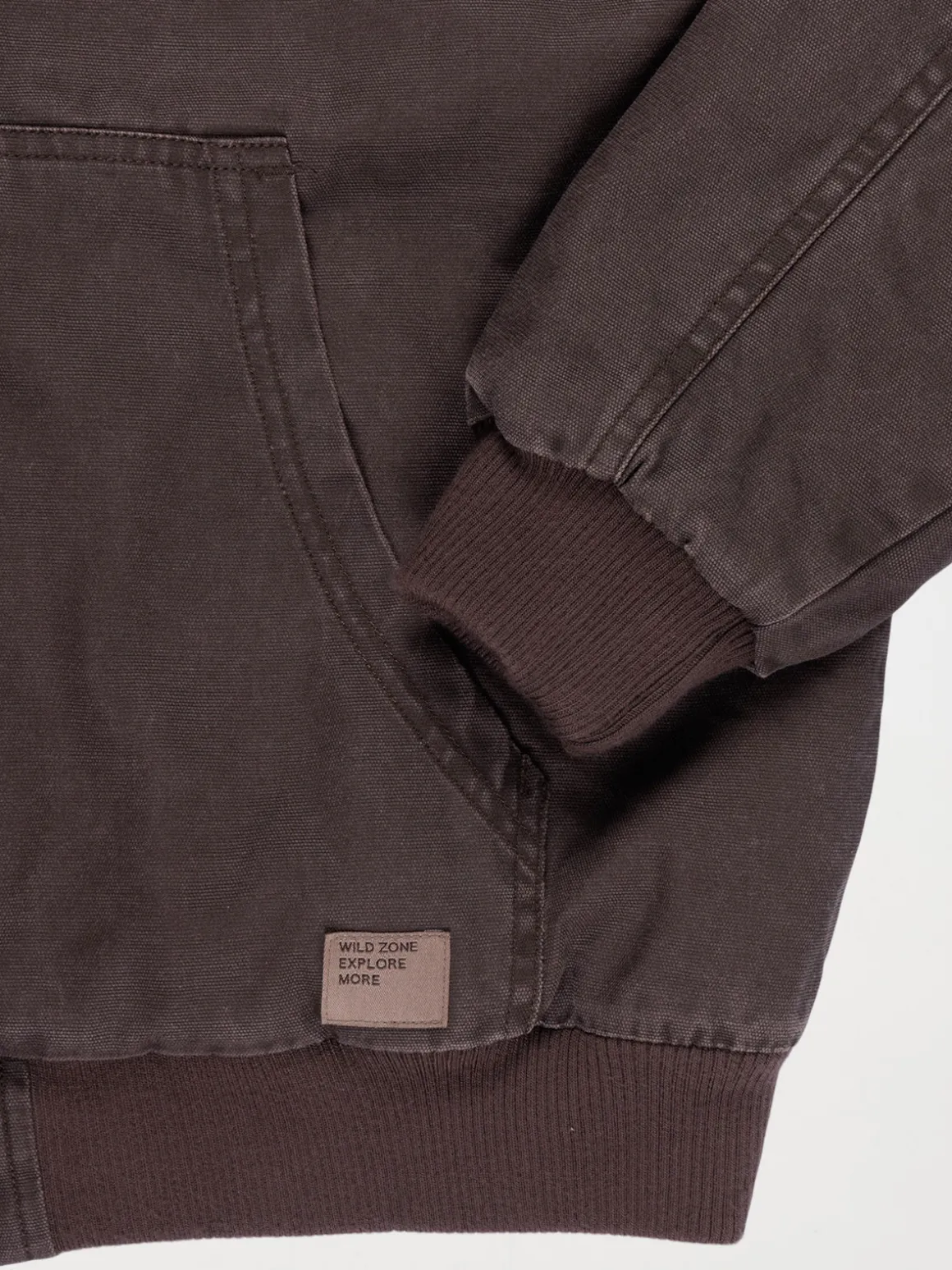Blouson à capuche ébène garçon (XXS-M)