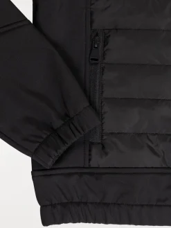 Blouson à capuche noir garçon (XXS-M)