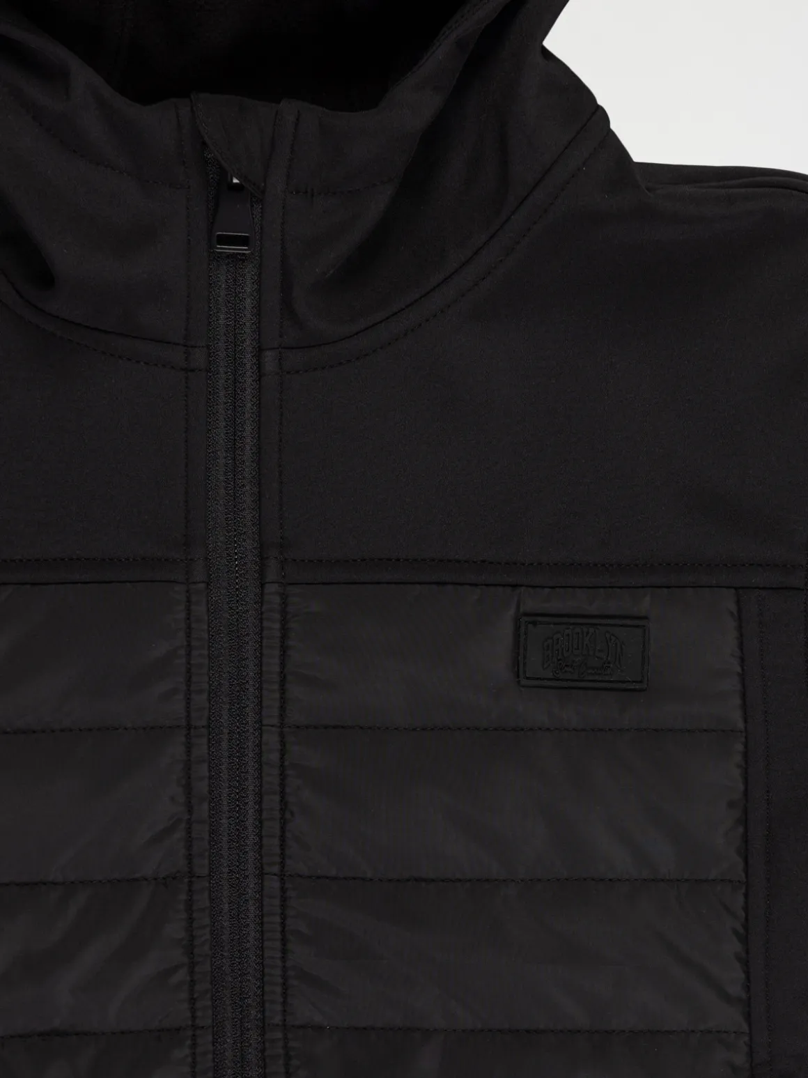 Blouson à capuche noir garçon (XXS-M)