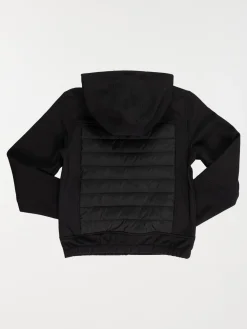 Blouson à capuche noir garçon (XXS-M)