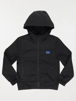 Blouson capuche garçon noir (3-12A)