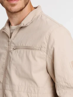 Blouson coloris sable homme