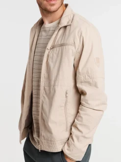 Blouson coloris sable homme