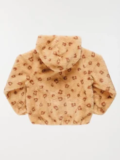 Blouson doux léopard fille (3-12A)
