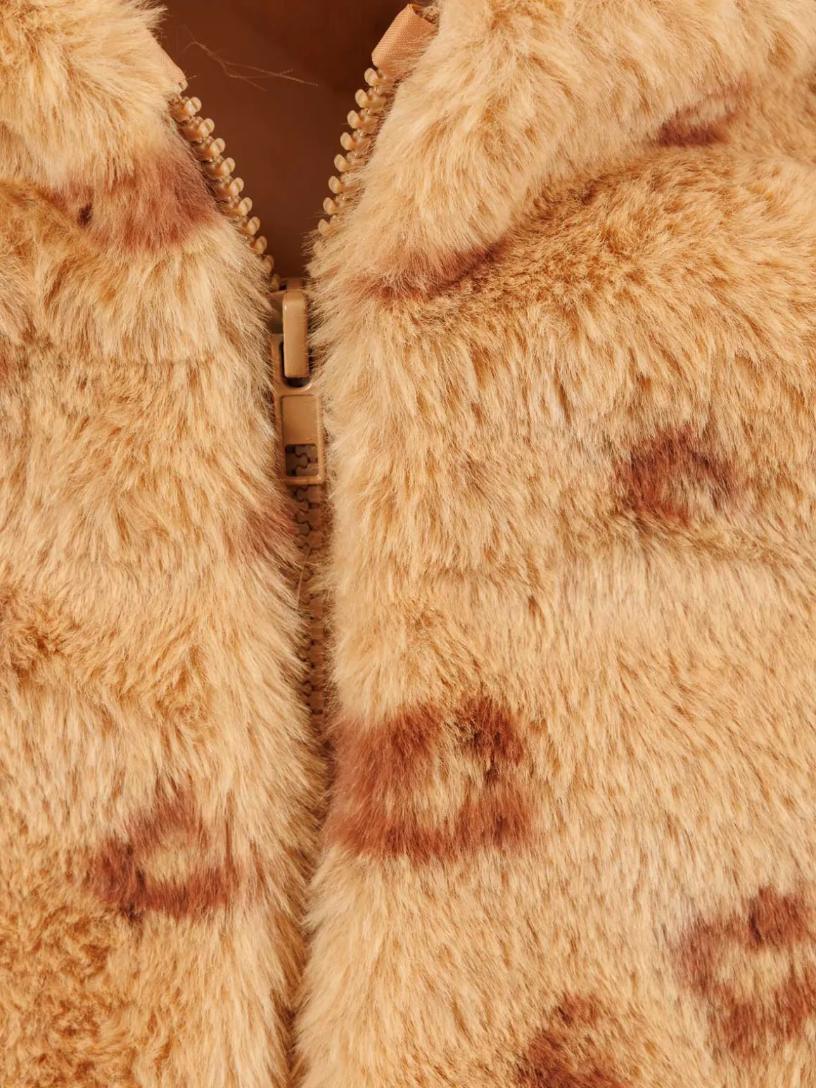 Blouson doux léopard fille (3-12A)
