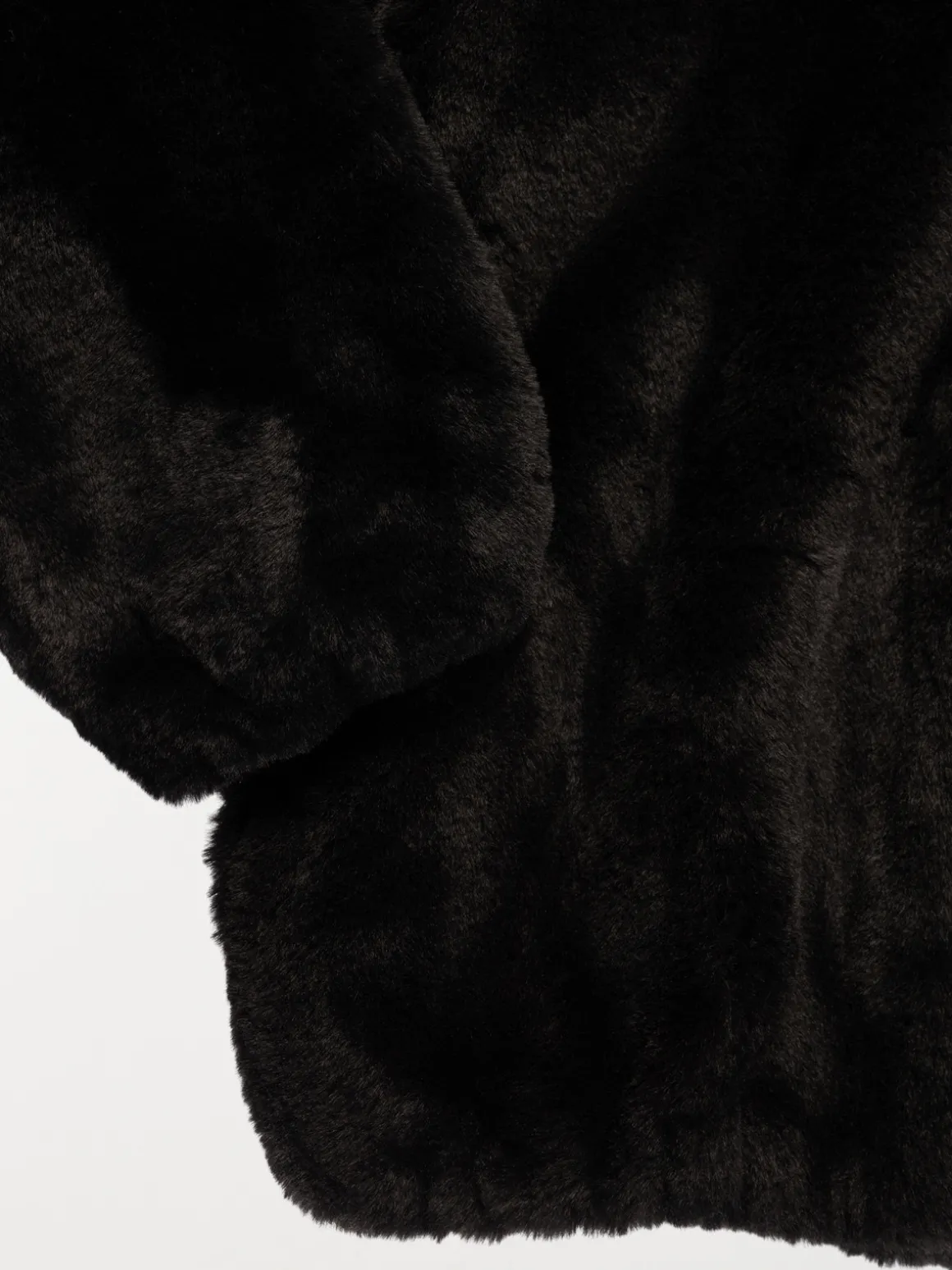 Blouson noir doux fille (3-12A)