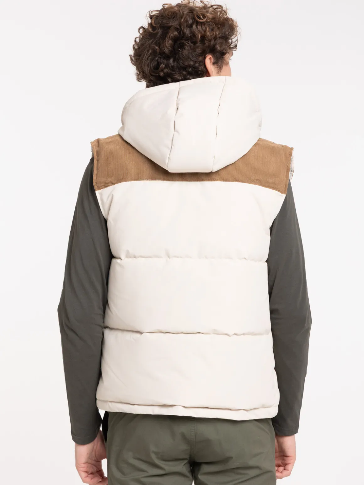 Blouson sans manches capuche homme