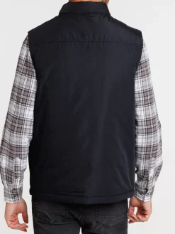 Blouson sans manches noir homme