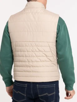 Blouson sans manches sable homme