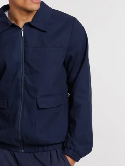 Blouson zippé col classique homme