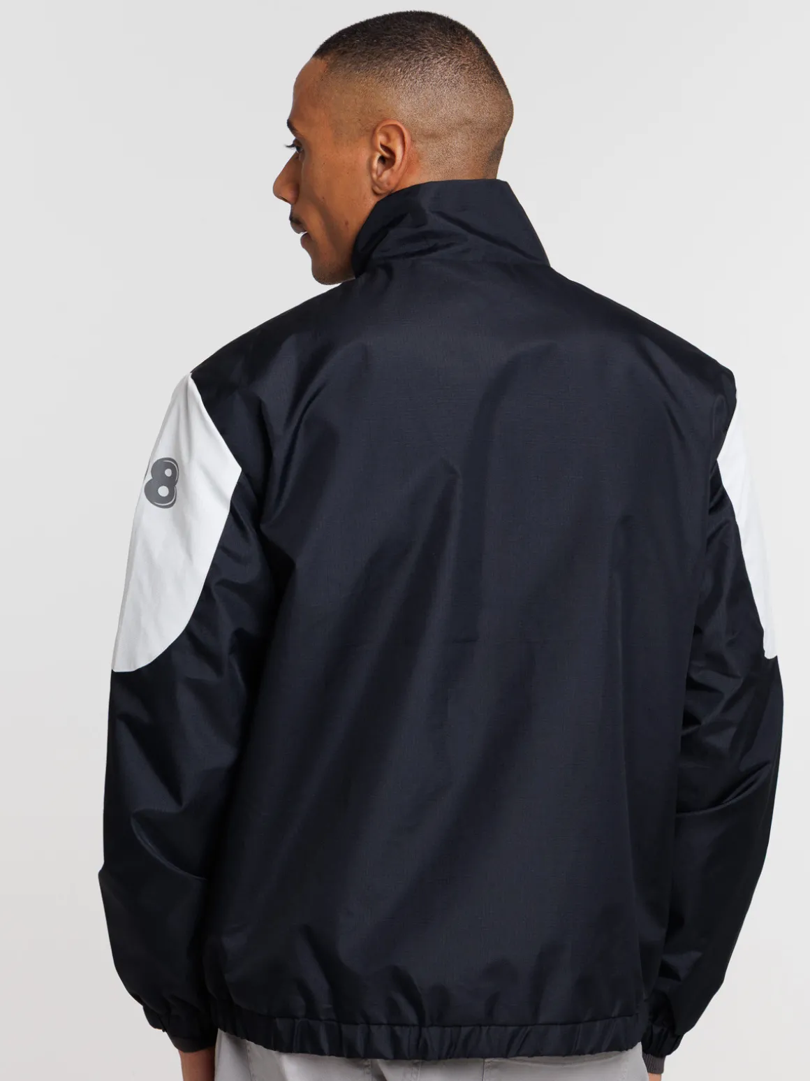 Blouson zippé col montant homme