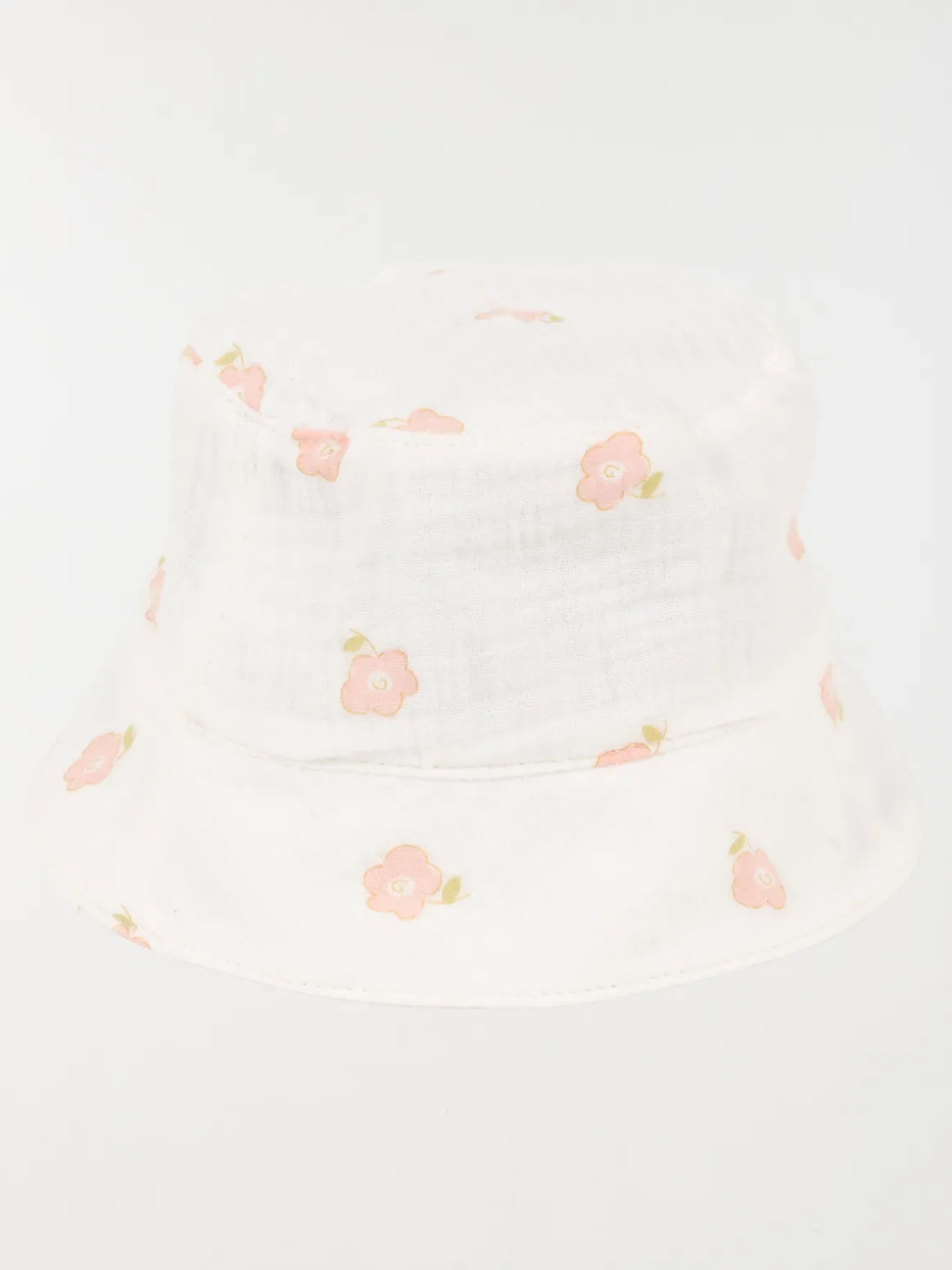 Bob écru double gaze de coton fille