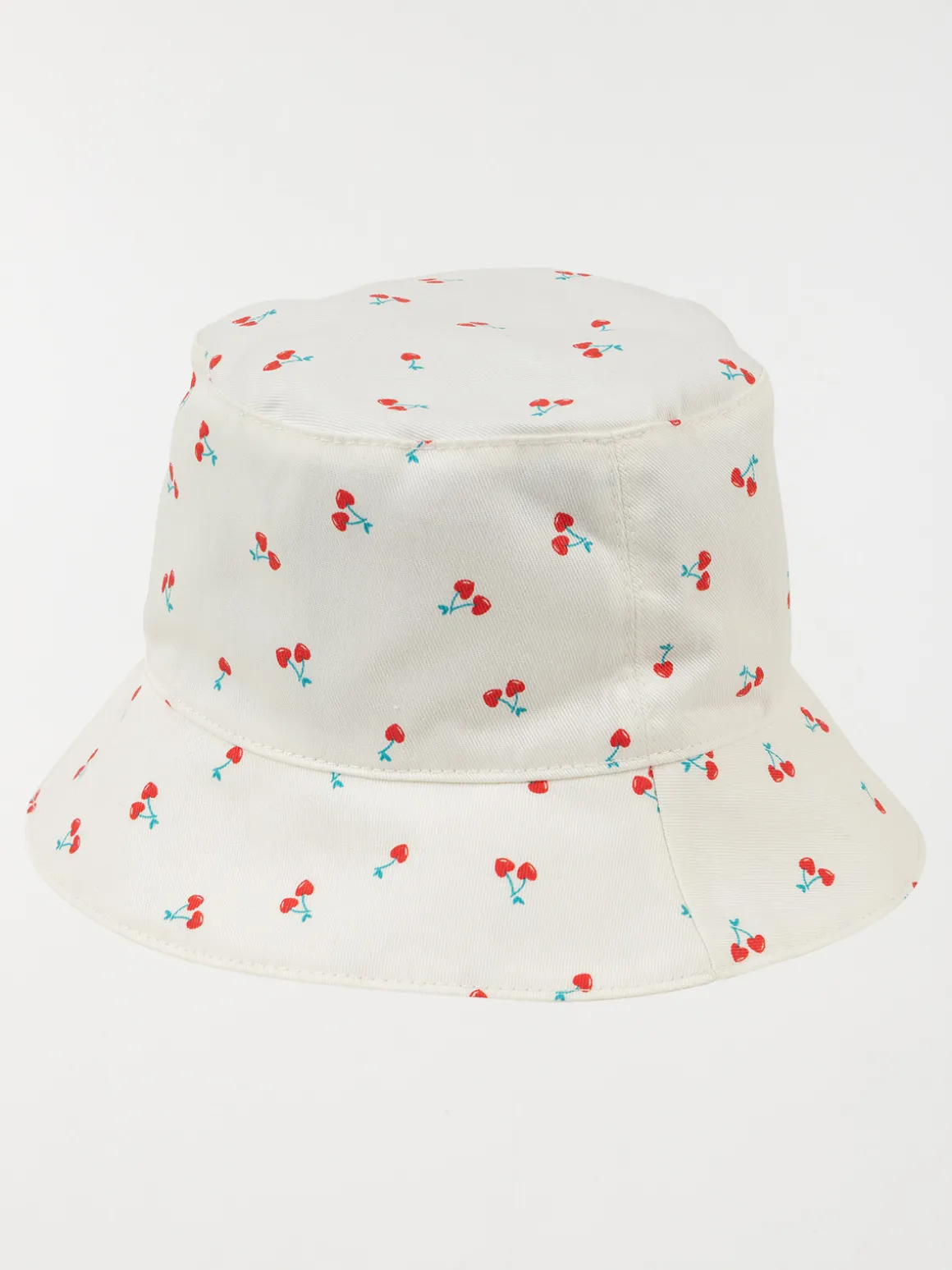 Bob écru motif cerises enfant
