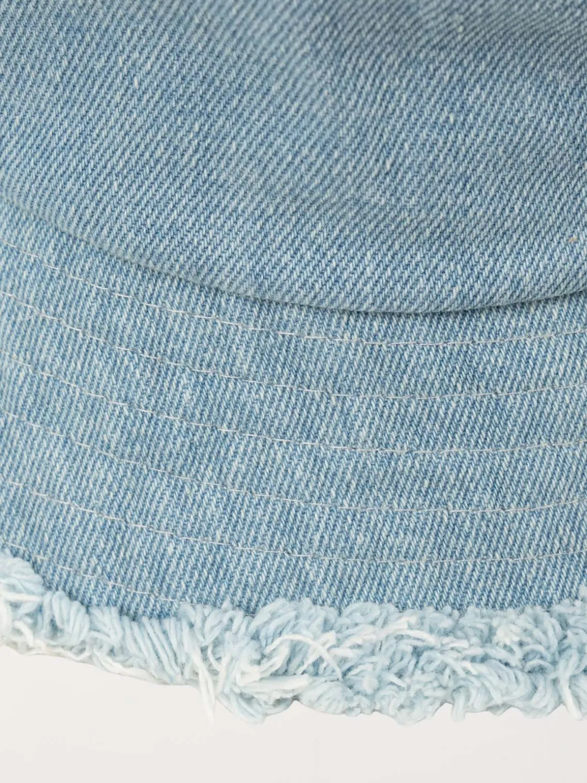 Bob frangé denim stone femme