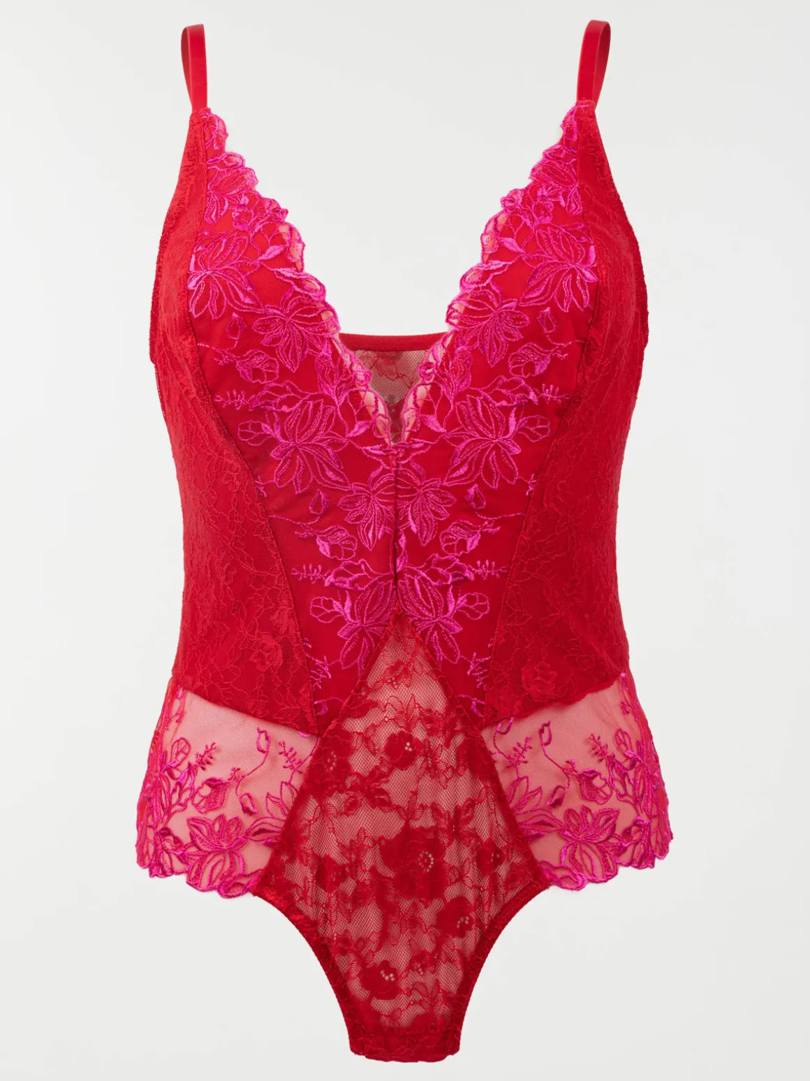 Body dentelle rouge kiss femme (85A-95D)