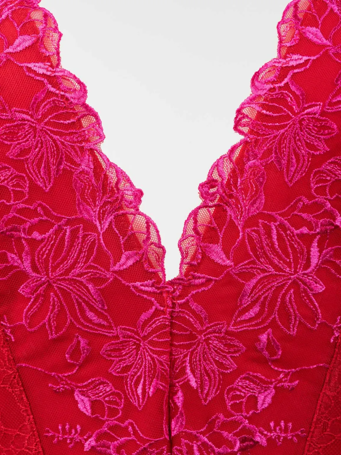 Body dentelle rouge kiss femme (85A-95D)