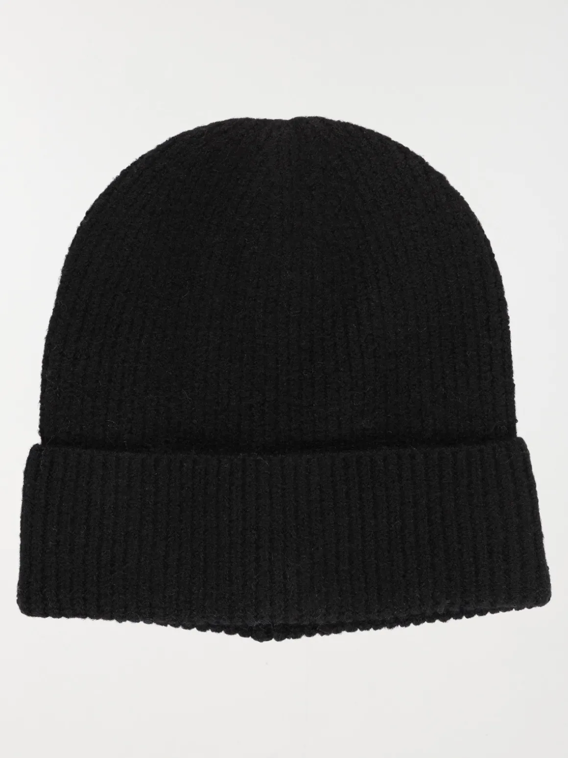 Bonnet en tricot noir femme